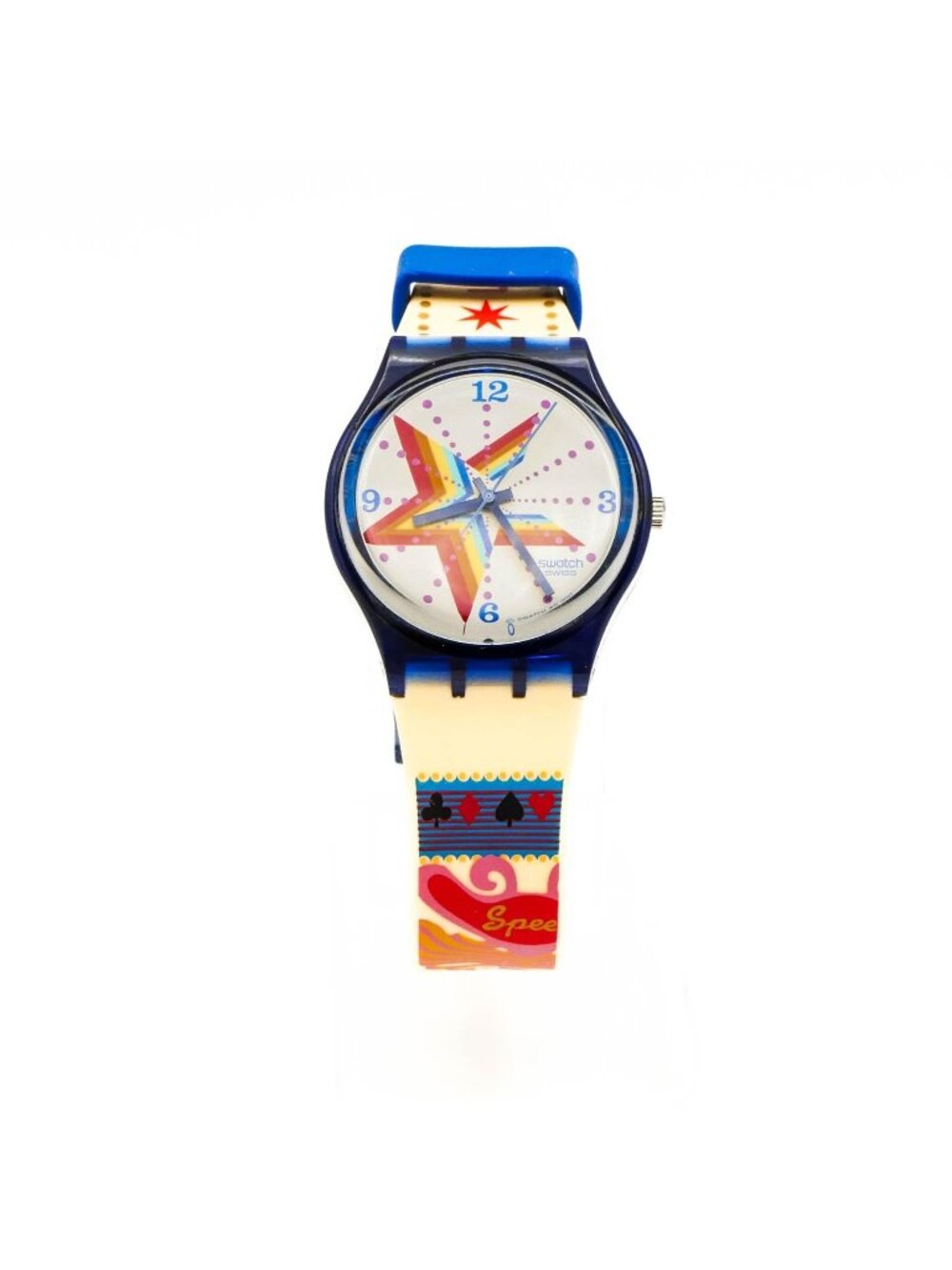 Very Rare 2002 Swatch Gent Spray Up Las Vegas GN205C USA Exclusive Watch